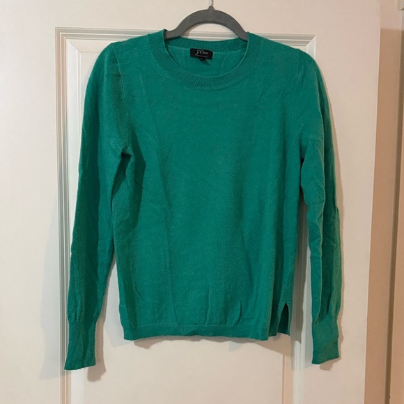J. Crew Sweaters - J. Crew Women's Vibrant Green Cashmere Sweater